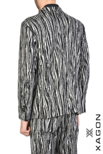 CC 05422 SACOU ZEBRA PRINT XAGON NEGRU G3