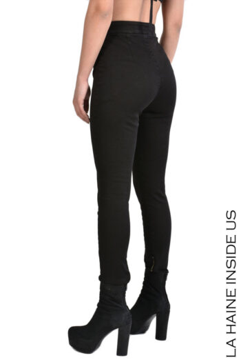 CC 05458 JEANS STRETCH RIAX LA HAINE INSIDE US NEGRU G2