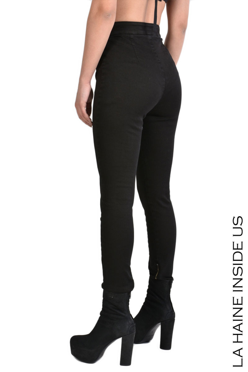 CC 05458 JEANS STRETCH RIAX LA HAINE INSIDE US NEGRU G2