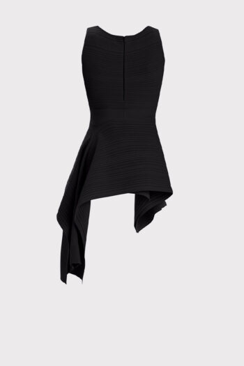 CC 10474 TOP VARIEGATED RIB PEPLUM HERVE LEGER NEGRU G3.jpg