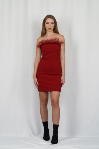 CC 11056 ROCHIE MINI FEATHERS PATRIZIA PEPE ROSU G1.jpg