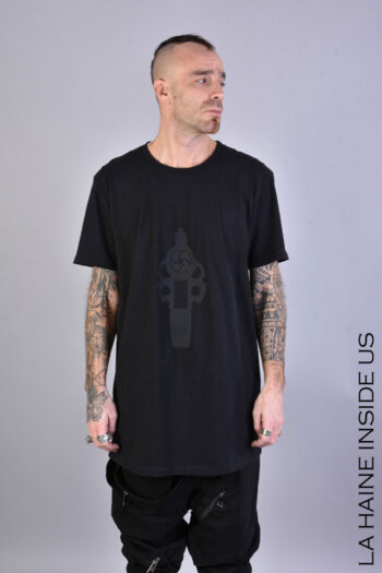 CC 12048 TRICOU COMFORT COTTON LA HAINE INSIDE US NEGRU