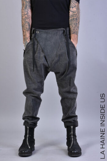 CC 12085 PANTALONI REGULAR BULL STRETCH LA HAINE INSIDE US GRI G1