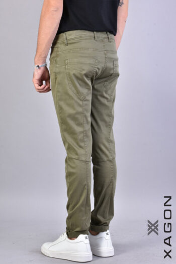 CC 13588 PANTALONI TENCEL STRETCH XAGON VERDE G3.jpg