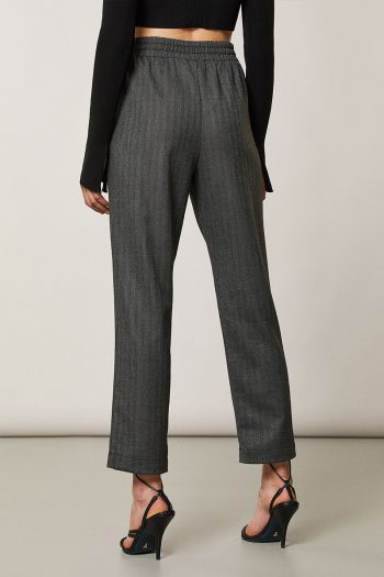CC 13803 PANTALONI ANKLE PATRIZIA PEPE GRI ÎNCHIS G3