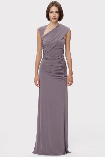 CC 13930 ROCHIE DRAPED RUCHED MATTE JERSEY HERVE LEGER GRI G1.jpg
