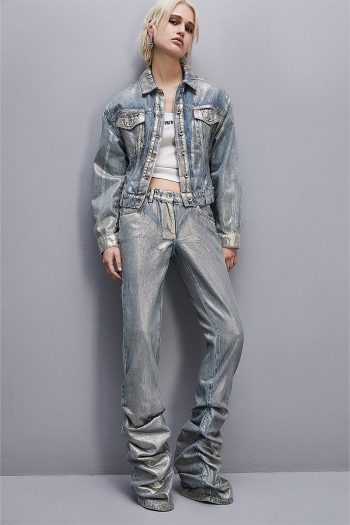 CC 14051 JACHETA DIN DENIM GOLD PATRIZIA PEPE ALBASTRU G1.jpg