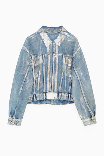CC 14051 JACHETA DIN DENIM GOLD PATRIZIA PEPE ALBASTRU G5.jpg
