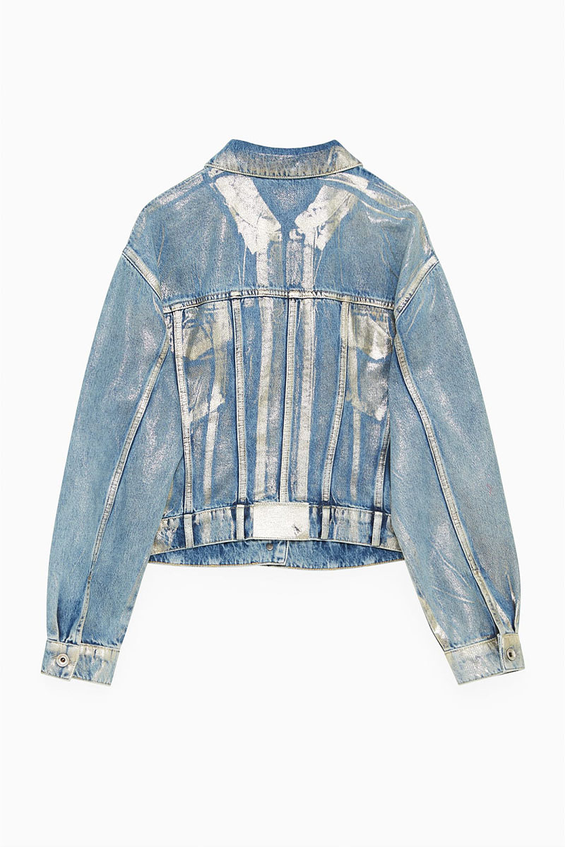 CC 14051 JACHETA DIN DENIM GOLD PATRIZIA PEPE ALBASTRU G5.jpg