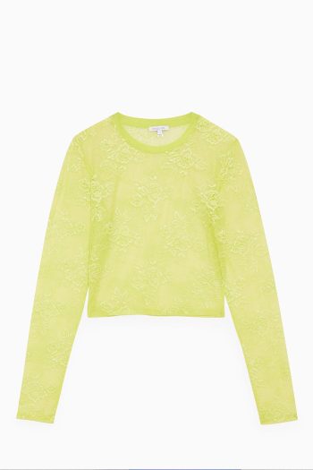 CC 16144 BLUZA CROP DIN DANTELA PATRIZIA PEPE VERDE DESCHIS.jpg