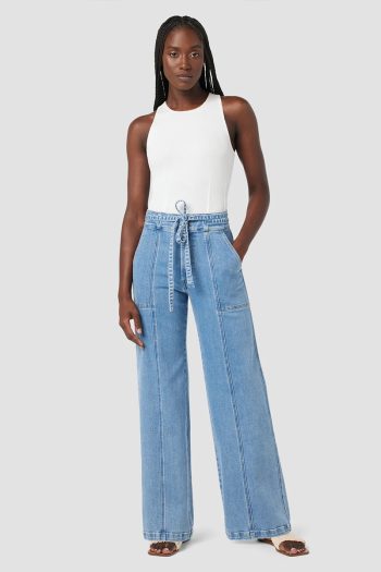CC 19184 JEANS TIE WAIST WIDE LEG TROUSER HUDSON ALBASTRU G2.jpg