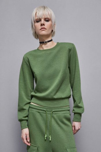 CC 20197 BLUZA CU SPATELE GOL PATRIZIA PEPE VERDE G1.jpg