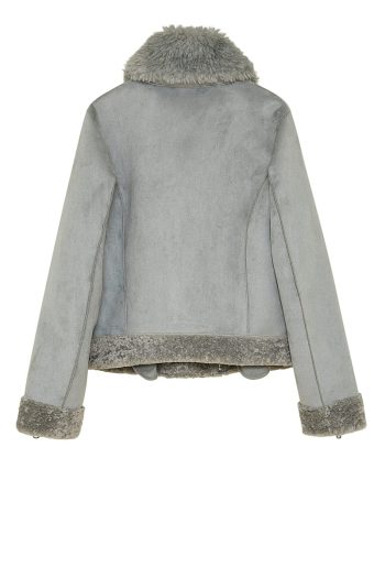CC 21390 JACHETA DIN SUEDE PATRIZIA PEPE GRI G2.jpg