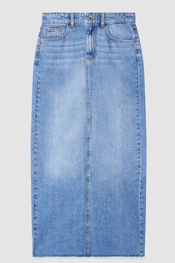 CC 23411 FUSTA MIDI DIN DENIM PATRIZIA PEPE ALBASTRU G5.jpg