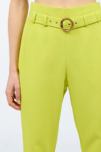 CC 23871 PANTALONI EVAZATI JUST CAVALLI GALBEN G4.jpg