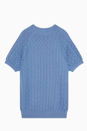 CC 24431 BLUZA CU MANECA SCURTA PATRIZIA PEPE ALBASTRU G2.jpg