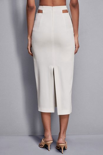 CC 26555 FUSTA CU DECUPAJ IN TALIE PATRIZIA PEPE ALB G3.jpg