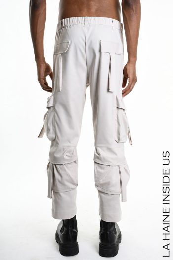 CC 27619 PANTALONI LARGI CARGO LA HAINE INSIDE US BEJ G3.jpg