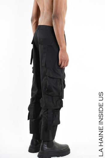 CC 27623 PANTALONI LARGI CARGO LA HAINE INSIDE US NEGRU G3.jpg